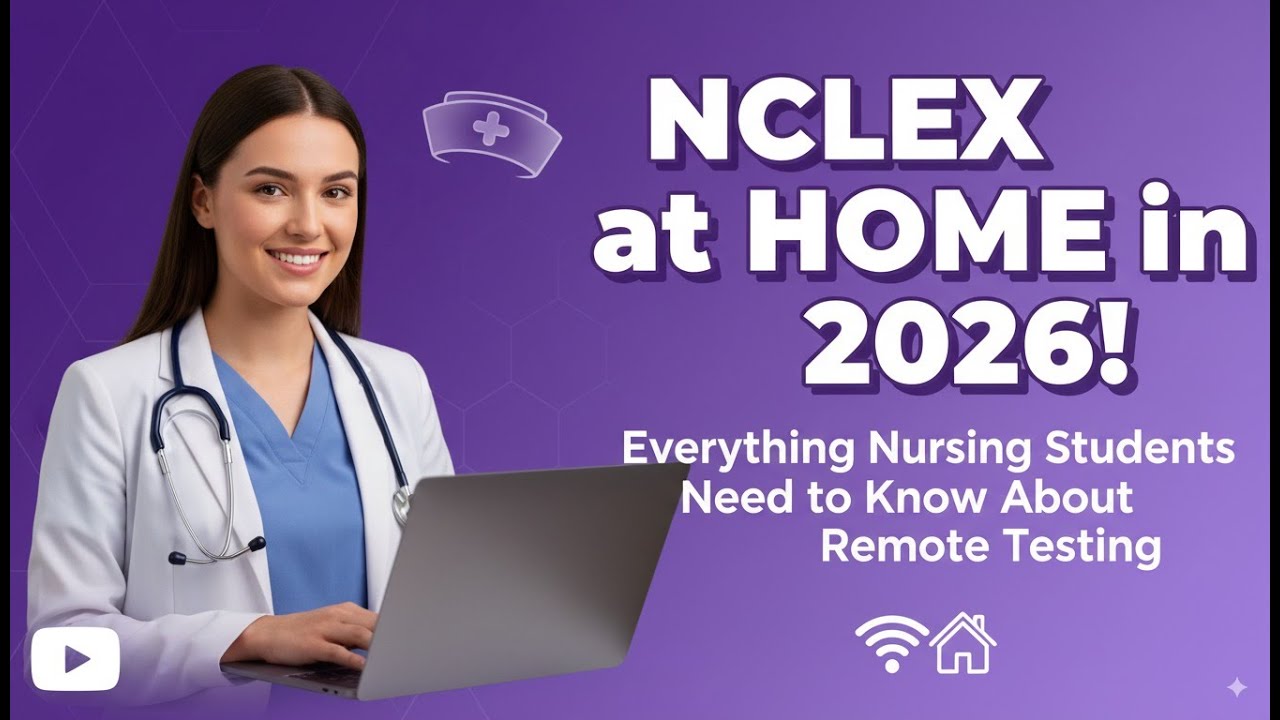 NCLEX at HOME in 2026! Everything Nursing Students Need to Know About Remote Testing