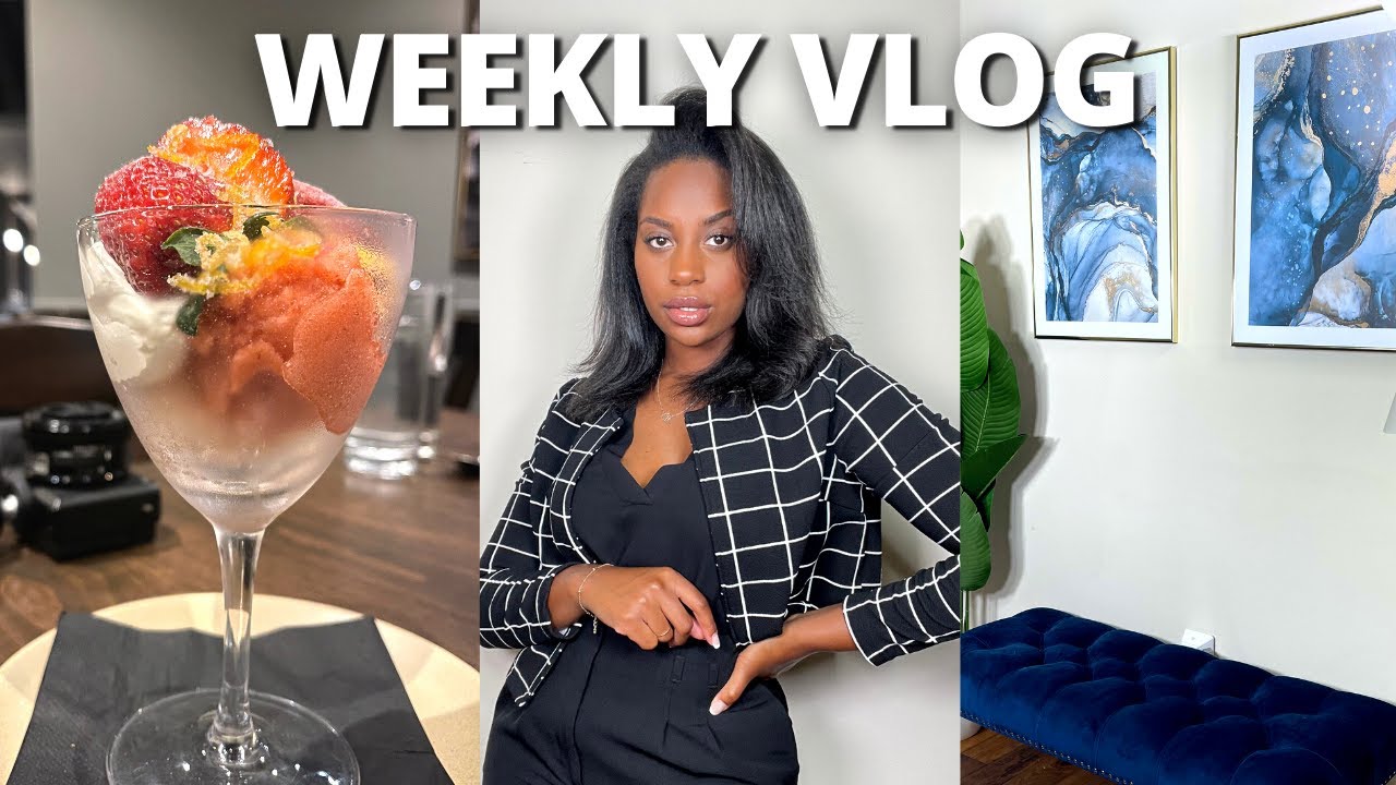 WEEKLY VLOG | productive work week, dinner with friends, errands, creating reels