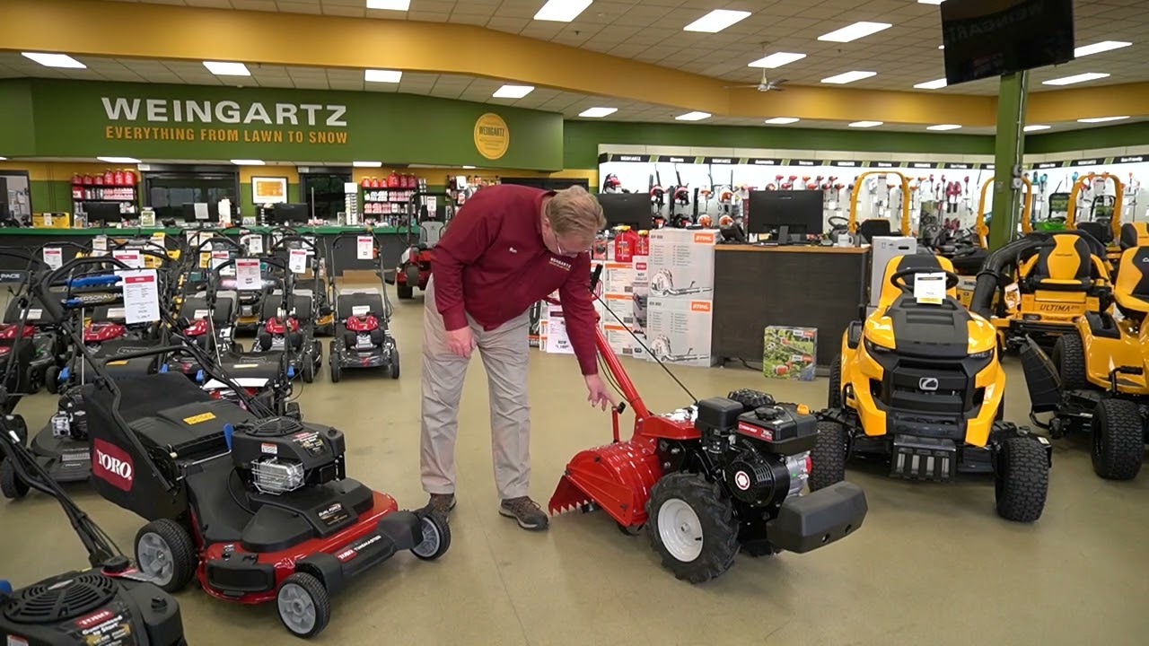 Wednesdays With Weingartz: Troy-Bilt Mustang Dual Direction Garden Tiller