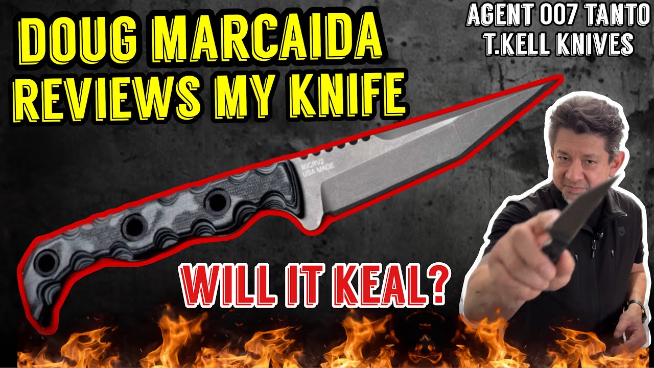 Doug Marcaida Reviews the Agent 007 Tanto Knife | Tactical Tavern Tomas x T. Kell Knives Collab