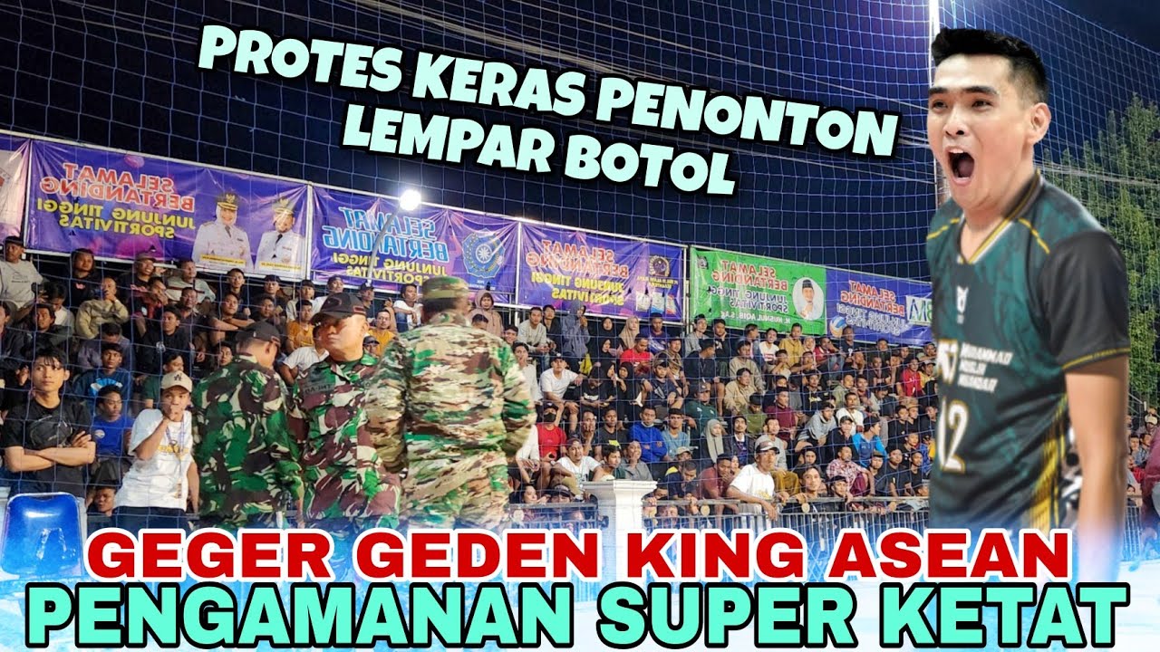 GEGER GEDEN❗️Rivan Nurmulki NGAMUK Tidak Terima Kena Lempar Botol Penonton 💥 TARKAM TERPANAS🔥