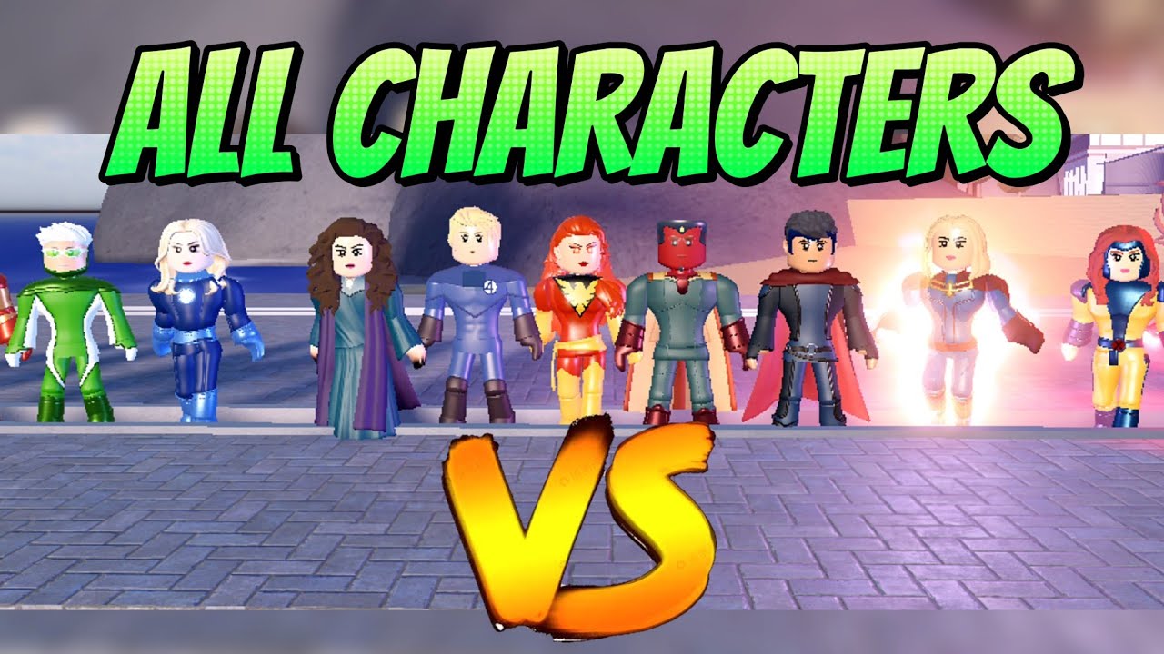 All Characters PVP 😱 | Marvel Omega roblox!