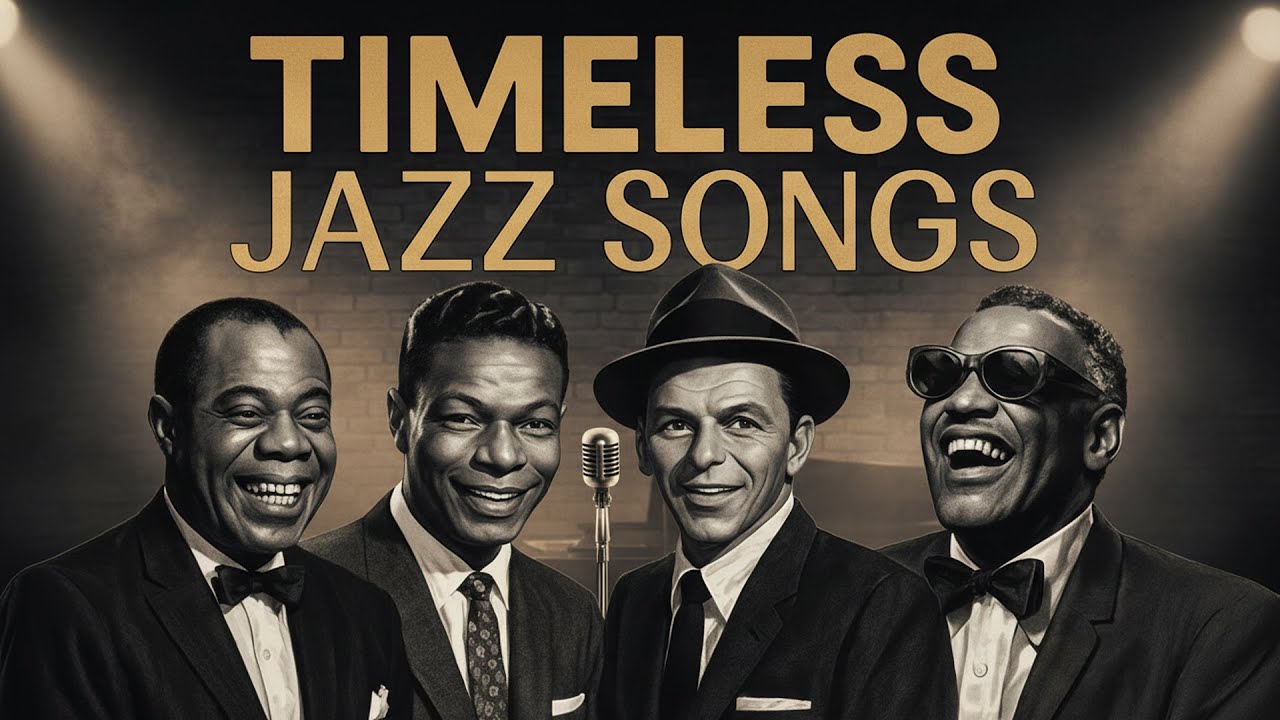 Louis Armstrong, Nat King Cole, Ray Charles & Sinatra : Best Old Songs 50's - 70's | Old Soul & Jazz