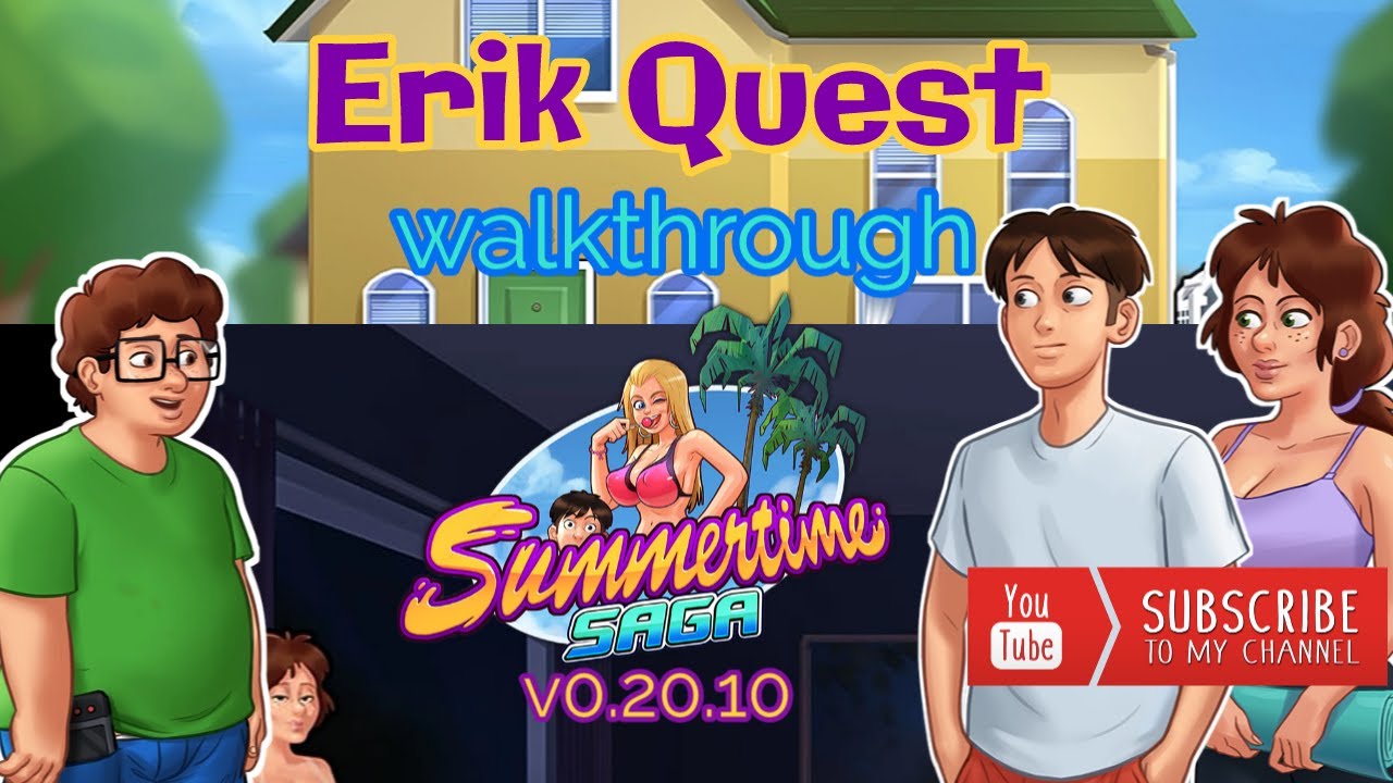 Cara Menyelesaikan Quest Erik - Erik Quest Walkthrough - Summertime Saga V0.20.10