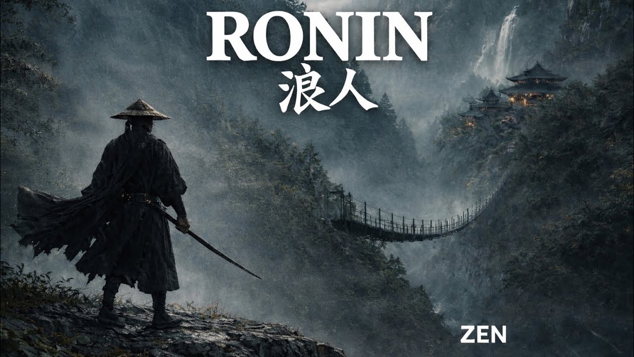 RONIN 浪人 – Japanese Zen Flute for Deep Sleep | Meditation & Relaxation Ambient (1 Hour)