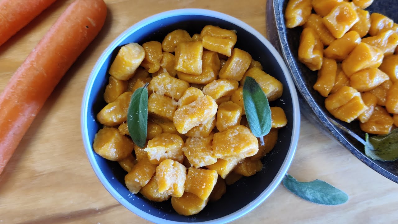 GNOCCHI DI CAROTE 🥕 ~ Facili e senza patate !