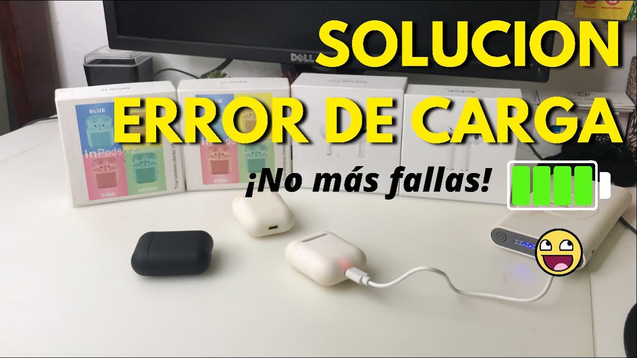 SOLUCION ERROR DE CARGA INPODS 12 No más FALLAS ni DESCARGAS RAPIDAS 🔋🚀 PASO A PASO i12 tws solucion