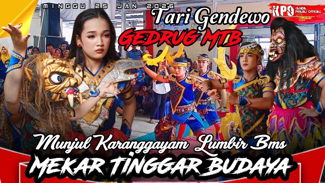 TARI GENDEWA Vs GEDRUK EBEG MEKAR TINGGAR BUDAYA || Munjul Karanggayam Lumbir Bms