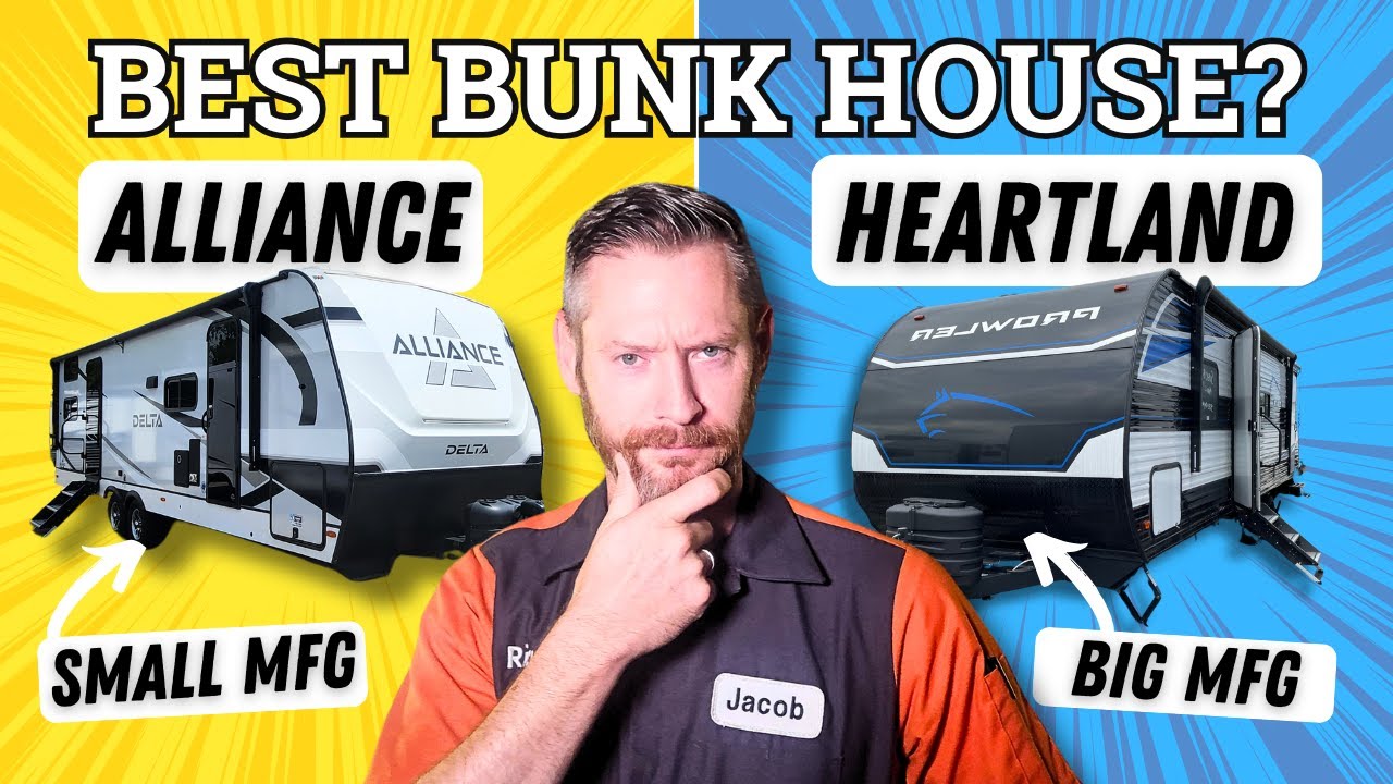 UNDERCOVER RV Tech reviews Alliance & Heartland bunk house travel trailer RVs