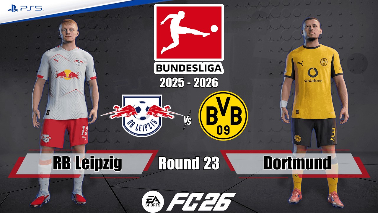 RB Leipzig vs. Borussia Dortmund | Bundesliga 25/26 | Full Match | FC 26 - PS5™[4K]