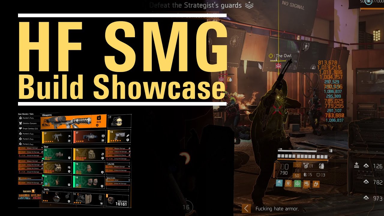 Hunters Fury SMG - Build Showcase - The classic run and gun - The Division 2