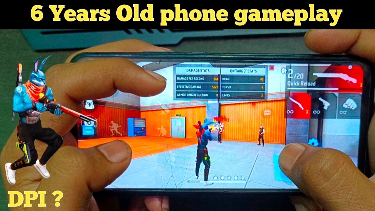 6 Years Old Samsung J8 free fire game test 😱handcam 📲 hud + dpi + sensi [ free fire gameplay]
