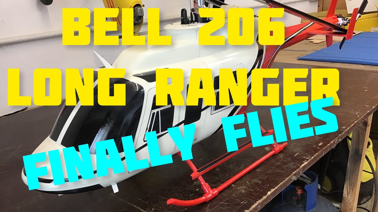 RC Scale Helicopter/ Bell 206 Long Ranger/ Maiden Flight….how will it end?