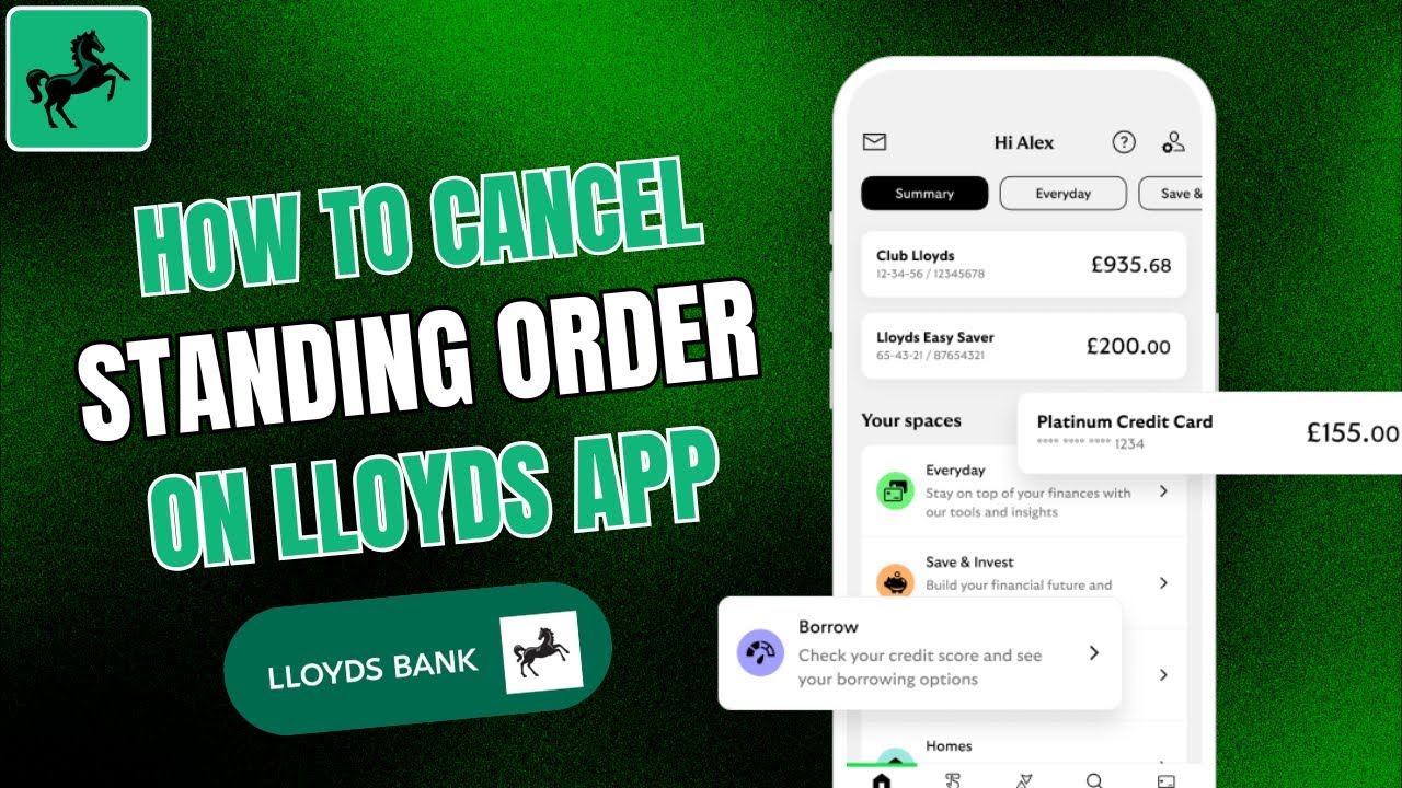 How to Cancel Standing Order on Lloyds App - FAST & EASY!