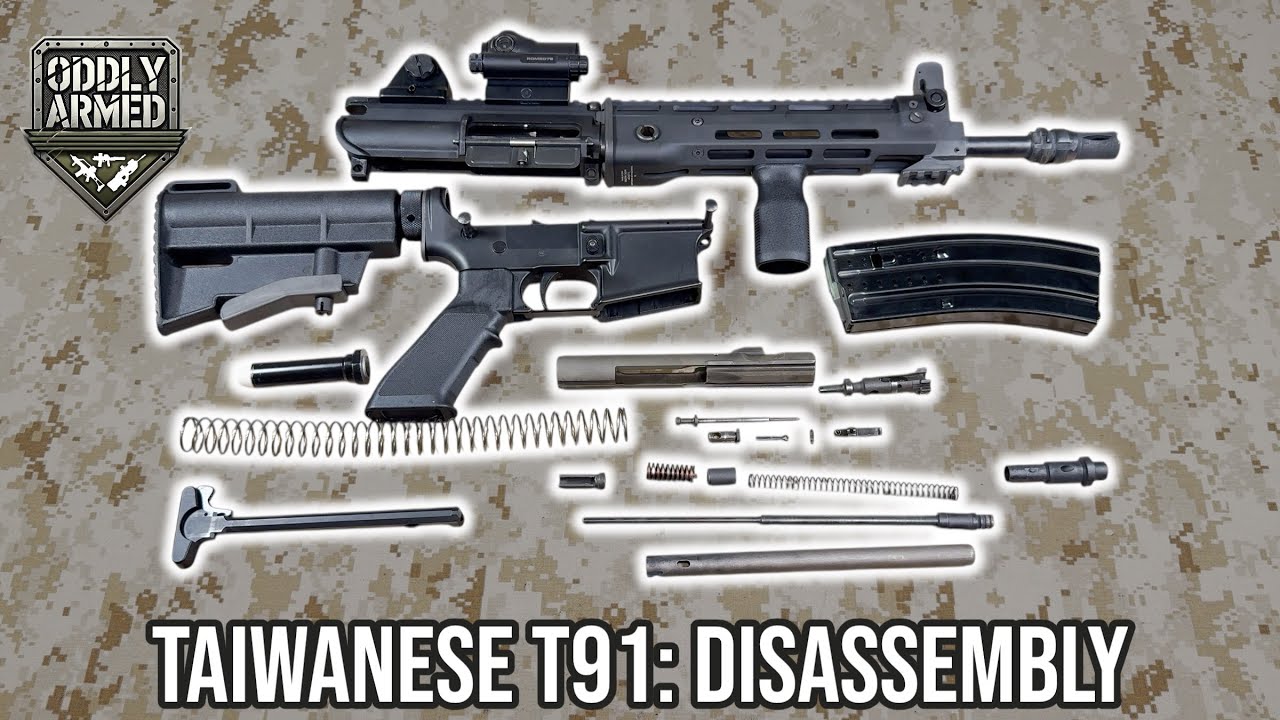 Taiwanese T91: Disassembly