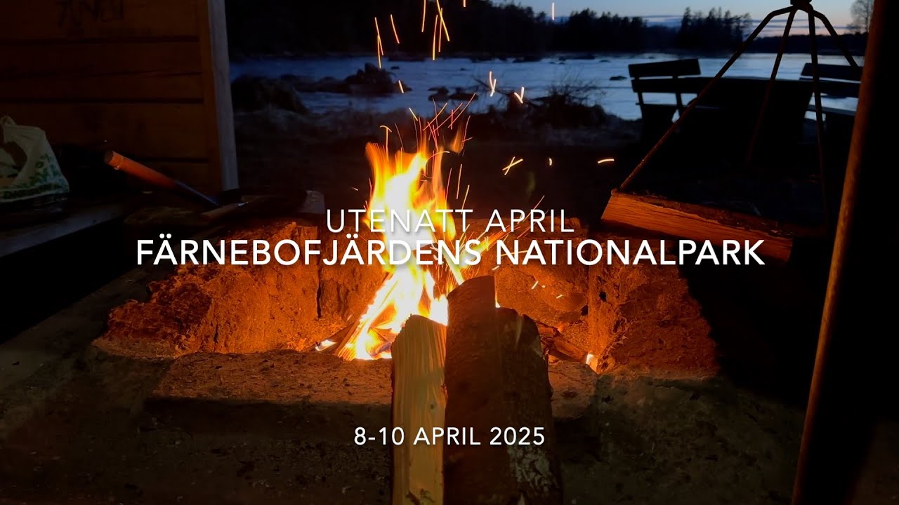 Färnebofjärdens nationalpark - utenatt april 2025