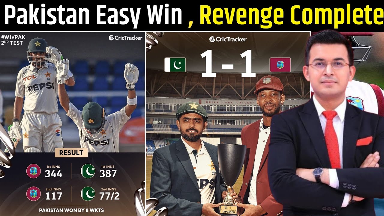 90-Run Defeat to 8-Wicket Victory! 🔥 Pakistan&rsquo;s Greatest Test Comeback vs West Indies