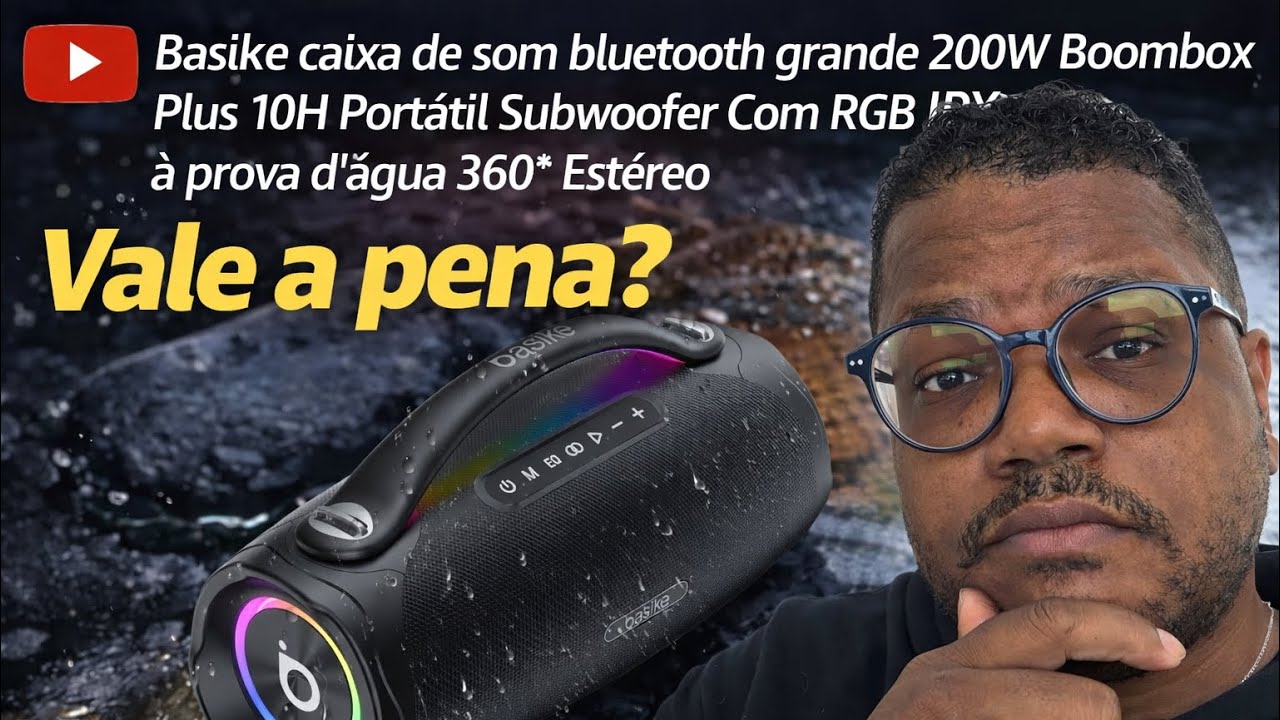 Caixa de som Basike! Será que vale a pena? Primeiras impressões. 