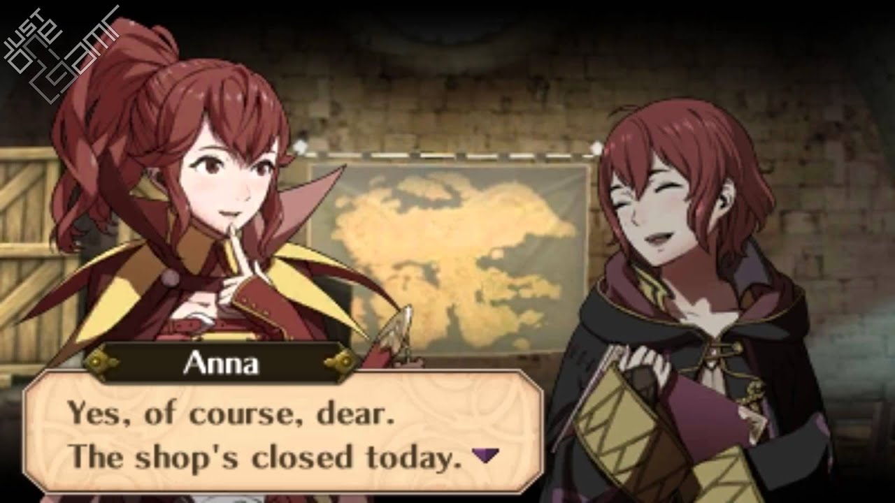 Fire Emblem Awakening - Anna & Morgan (Female) Support Conversations