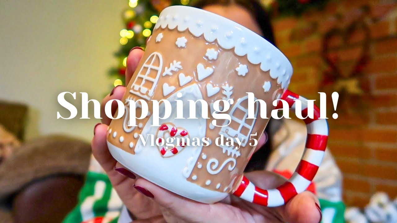 Christmas shopping HAUL | come shop with me! Vlogmas day 5