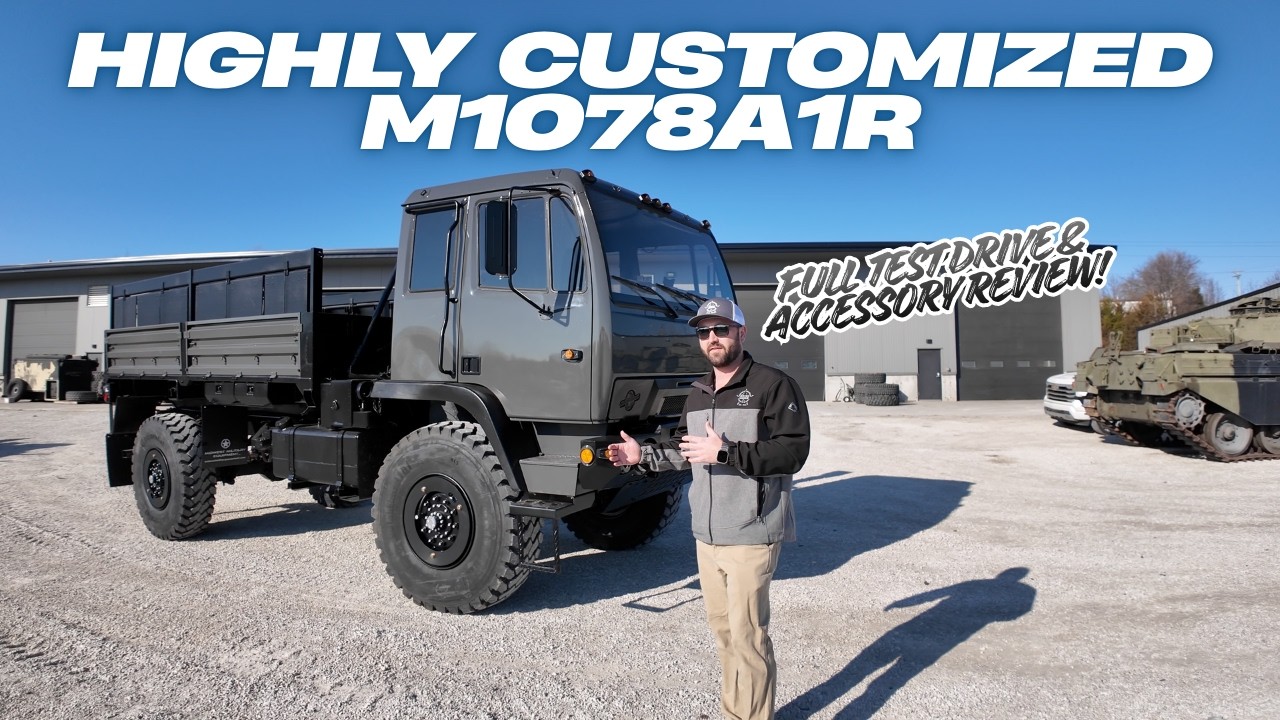 Езда на кастомном Stewart & Stevenson M1078A1R LMTV по улицам&hellip; Это просто БЕЗУМИЕ!
