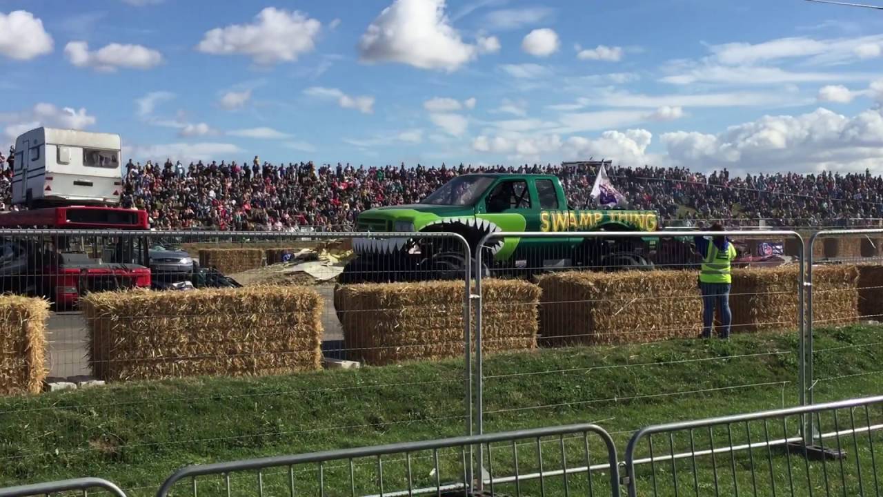 Swamp Thing Monster Truck Crash!!