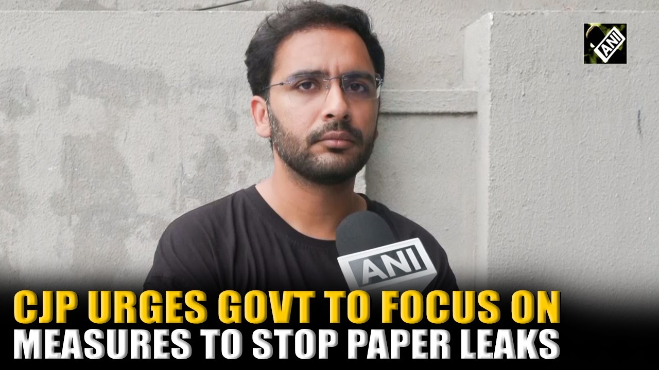 CJP urges the government to focus on measures to stop paper leaks | NEET paper row