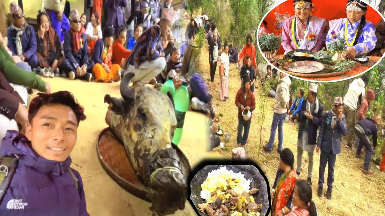 Guneucholi ceremony in Chhinamkhu village and a joyful gathering with relatives memorab