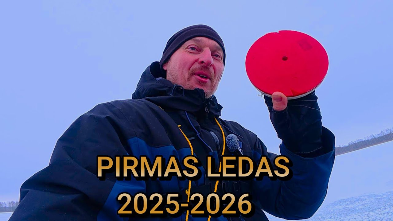 PIRMAS LEDAS 2025-2026 Niekas netikėjo,bet mes jį radom!!!