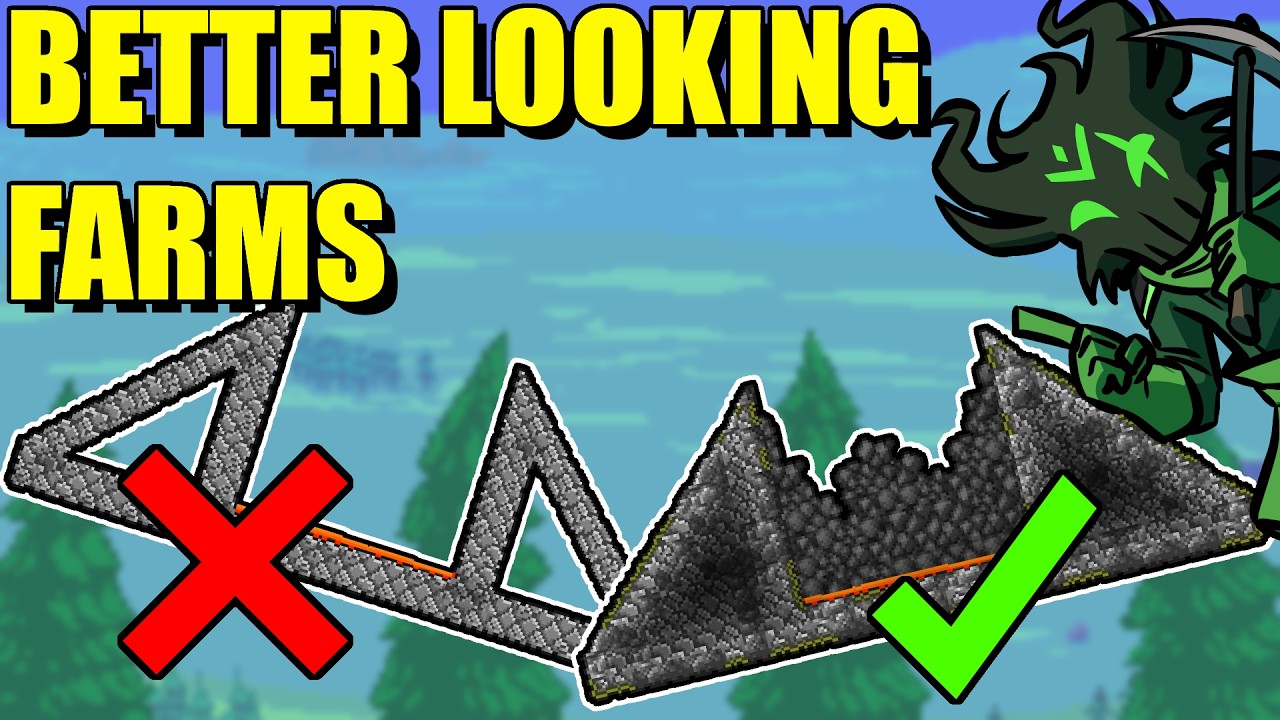Tips for Good Looking Farms! | Terraria 1.4.5