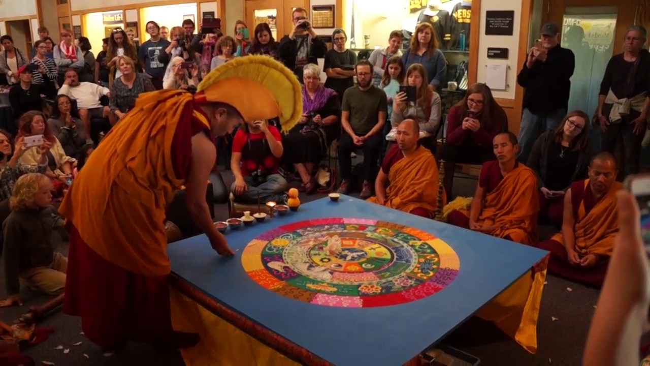 Sand Mandala Dissolution Ceremony