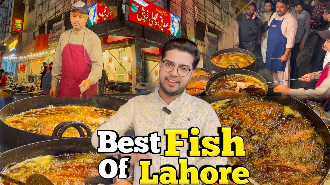 Best Fried Fish in Lahore 😋 - 🔥Winter Special Pakistani Street Food - Sheikh Usman Ali 