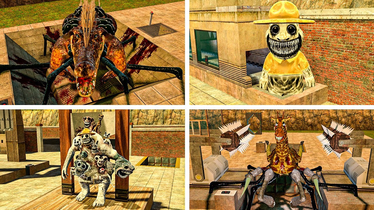 NEW ALL ZOOCHOSIS MONSTERS AND ALL ZOONOMALY MONSTER FAMILY TORTURE!! (Garry's Mod)