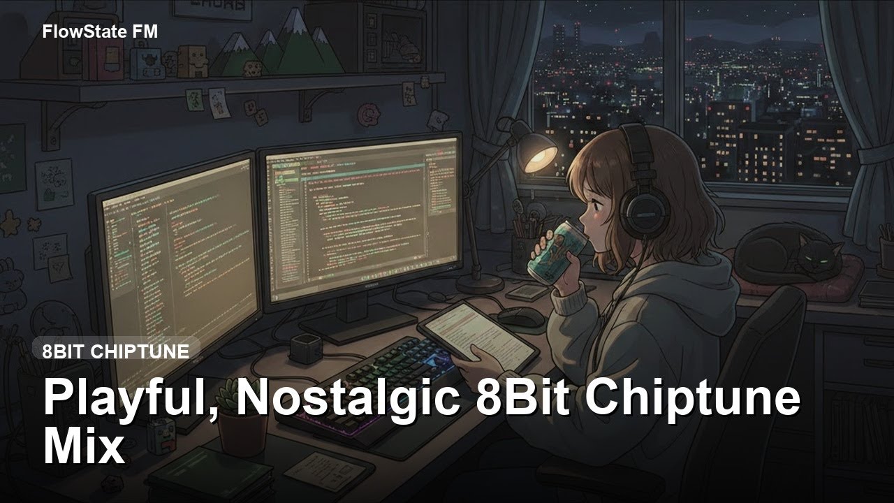 8Bit Chiptune BGM Mix для программирования 【1 Hour】