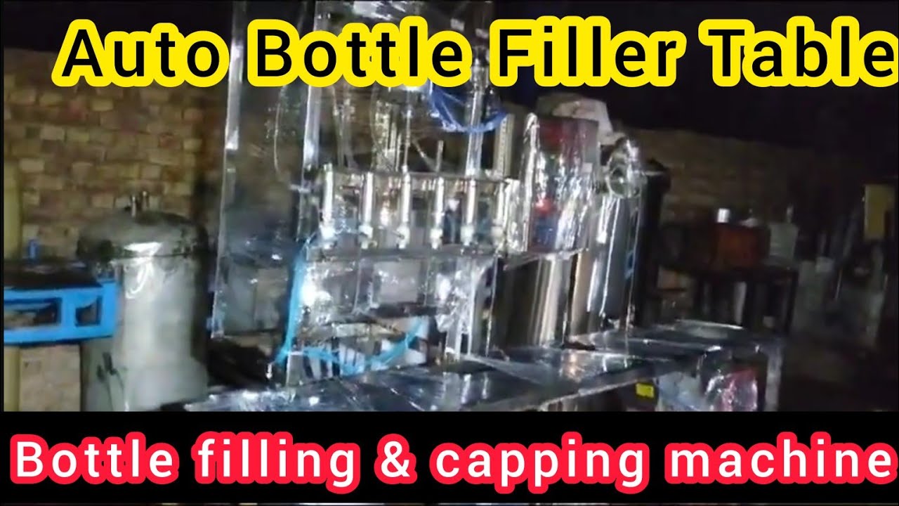Auto Filling Table | Bottle Filling & Capping Machine | New Model liquid filling machine |