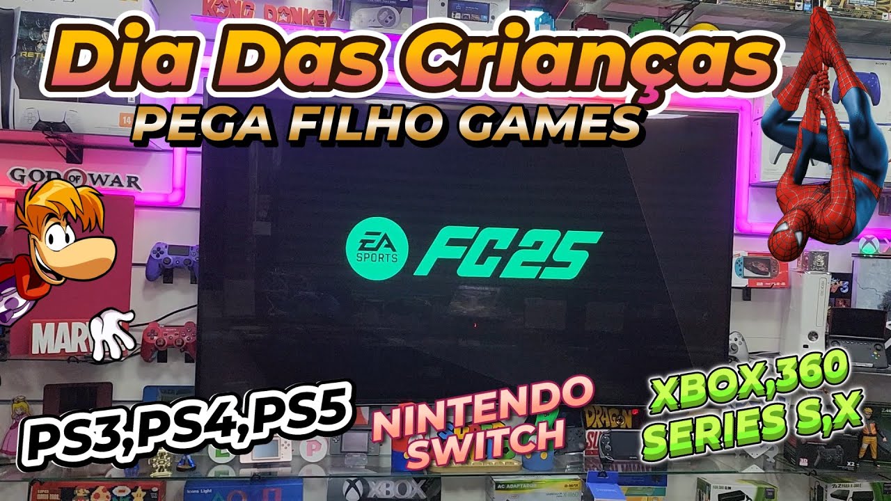 ATUALIZAÇÃO DE PREÇOS, DIA DAS CRIANÇAS, PS5 A PARTIR R$3.399 DESTRAVAMOS TODOS OS CONSOLES...