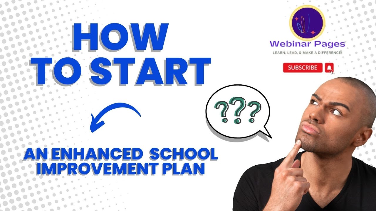 How to Start an Enhanced  School Improvement Plan - Preparatory phase