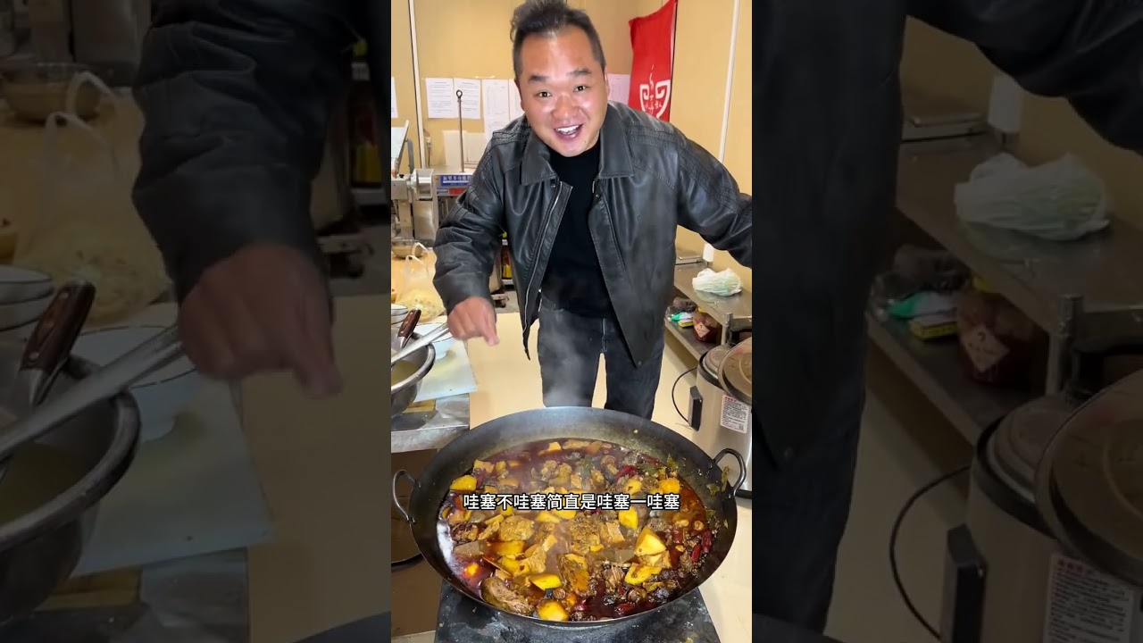 11斤大鹅铁锅炖上一个半小时，连杰中午给姐姐们安排硬菜，配上二两小酒真得劲#vlog日常