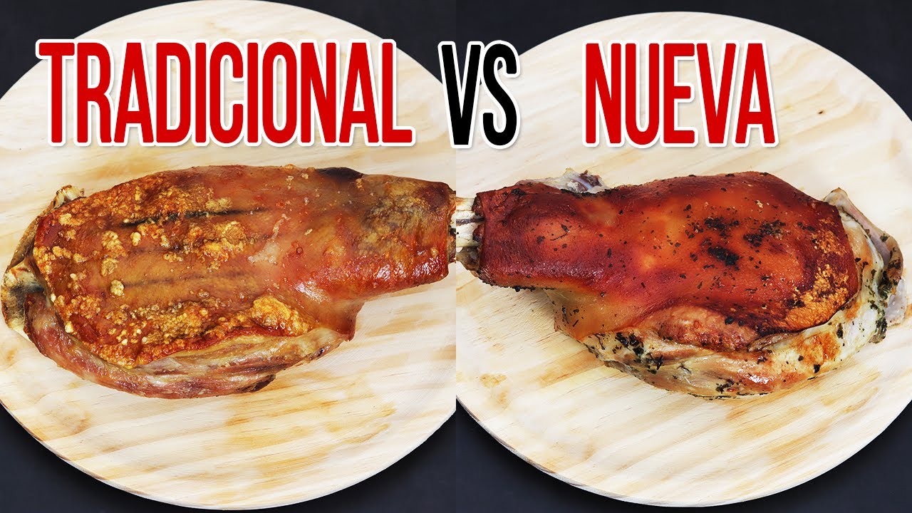 😋 PIERNA de COCHINILLO al Horno ►Dos Formas de PREPARARLA para Navidad