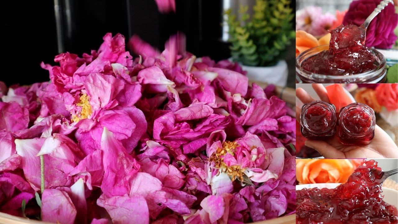 Ep-568 แยมกุหลาบ แบบออร์แกนิค ฉบับโฮมเมด สวยหอมละมุน เก็บได้นาน-Rose Jam Recipes-mineสะใภ้ตุรกี