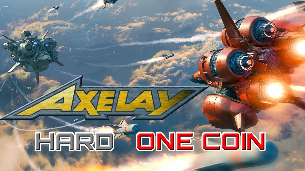 Axelay Hard, One Coin (Dificil, Sin Continues) [SNES-SFC]