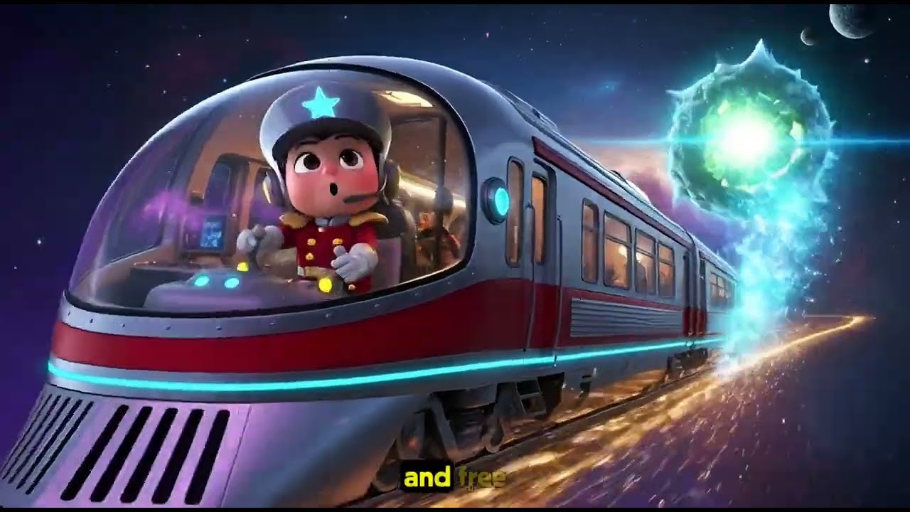 Space Train Express 🚀 | Children's Songs | 3D Pixar Style | Ferayn Kids