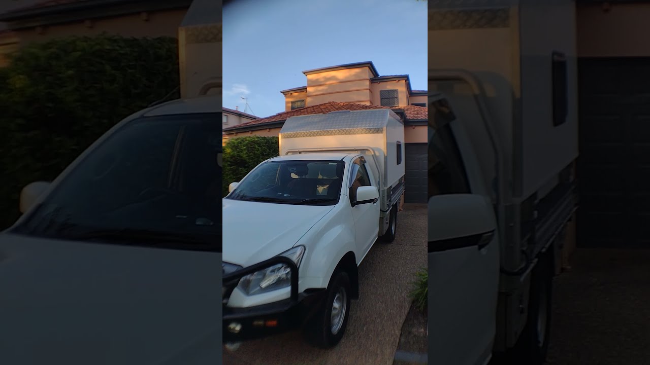 Snowy 2.0 4x4 slide on camper with indoor shower, toilet and queen size bed