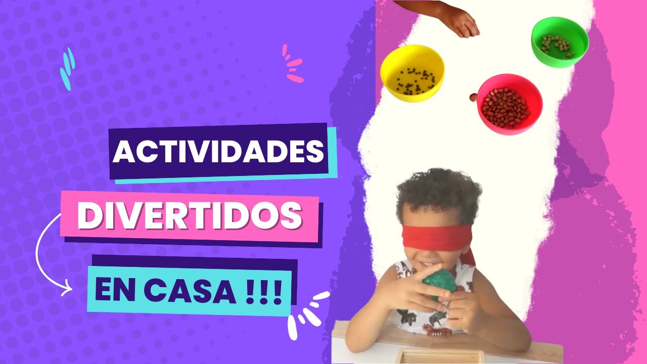 Actividades para niños 3 a 4 años | Juegos Sencillos en Casa | Desarrollo  Cognitivo