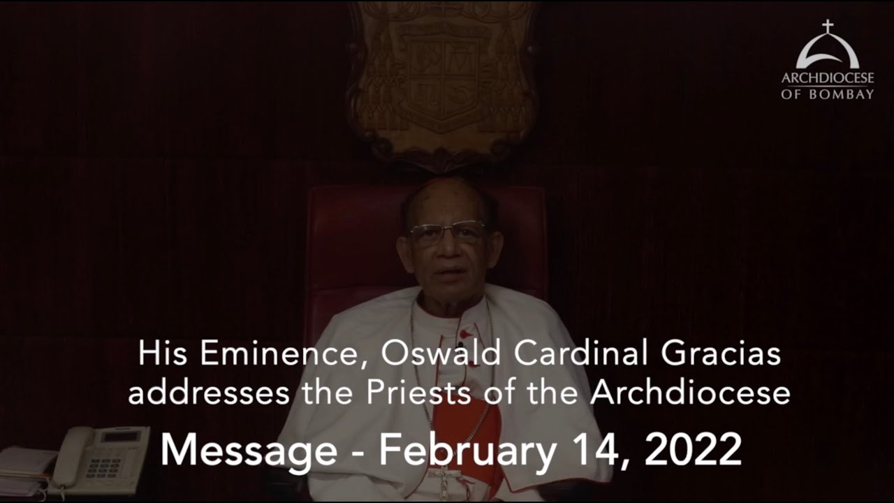 Archdiocese of Bombay - Message from Oswald Cardinal Gracias | February 14, 2022