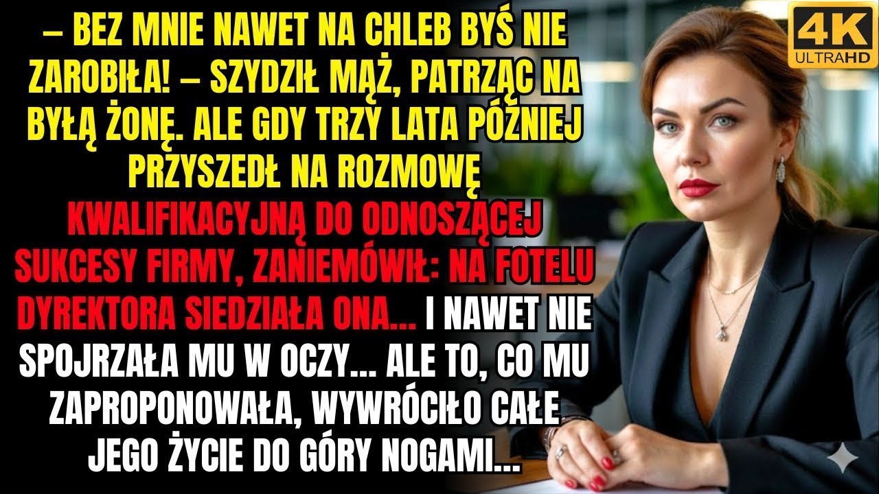 Gdy po trzech latach od rozwodu spotkał byłą żonę, nie mógł uwierzyć własnym oczom  Śmiał się z
