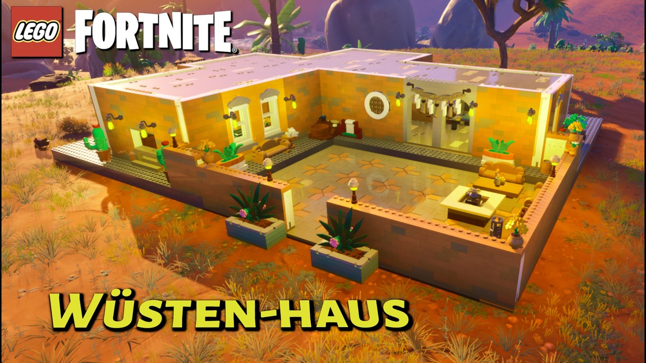 WÜSTENHAUS | 6 Häuser - 6 Stile: Gemütlich bauen in LEGO Fortnite  |  Haus 2 #fornite