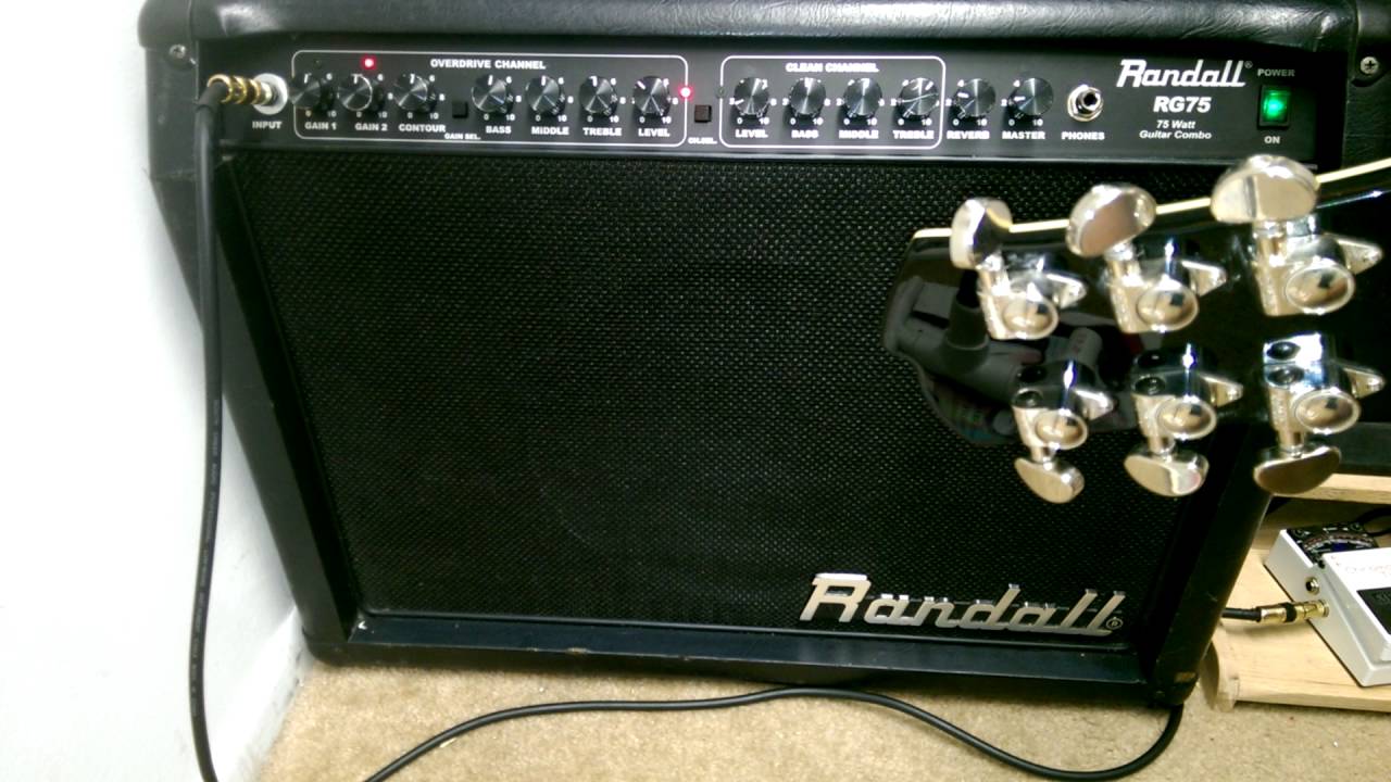 Randall RG75 amp demo