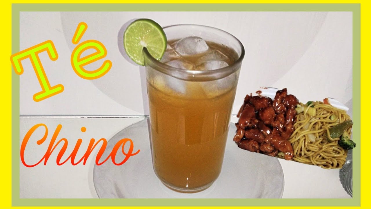 COMO Hacer TE CHINO ~ TE HELADO De Jazmin