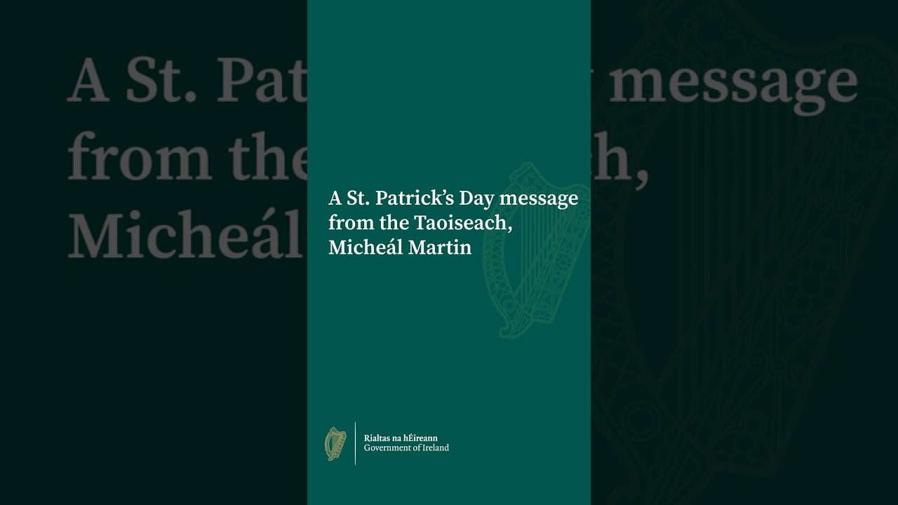 Послание #stpatricksday от ирландского премьера Майкла Мартина